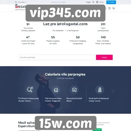 A experiência do usuário no site vip345.com